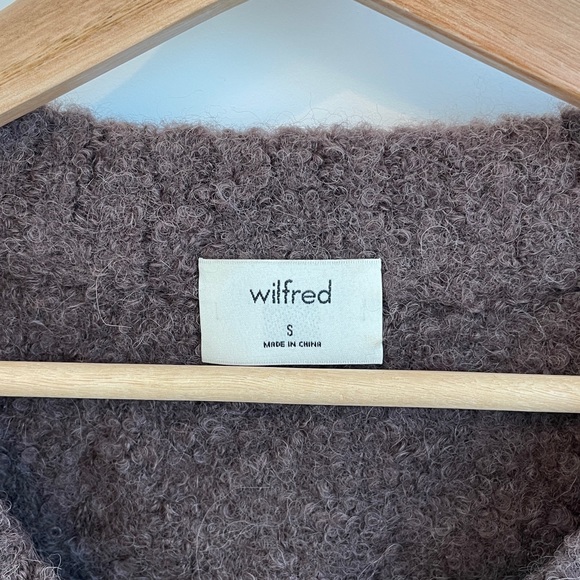 Aritzia Wilfred’s V-neck Wool Sweater, Size Small - Picture 3 of 3